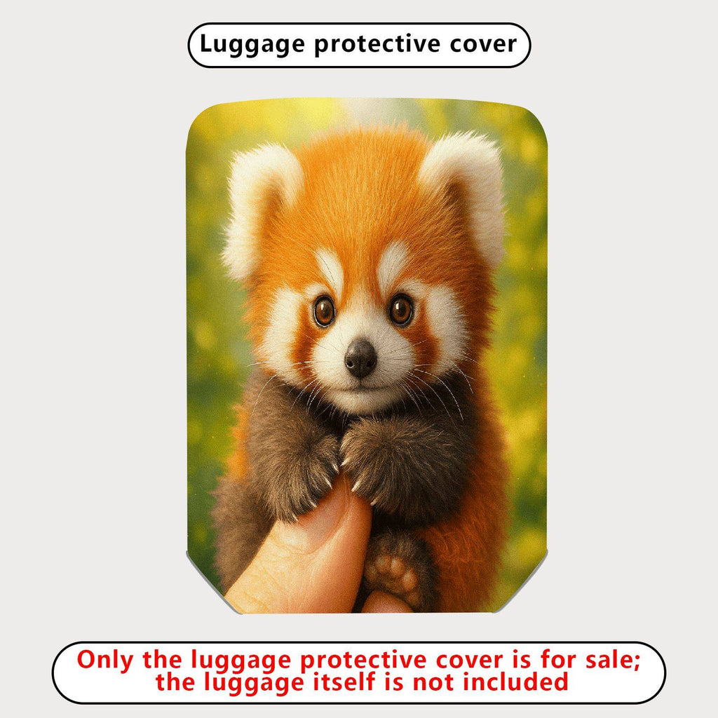 1-Piece Cute Adorable Red Panda Animal Nature Wildlife  Suitcase Luggage Cover, Stretch Protective Sleeve