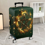1-Piece Star Fire Magic Cosmic Celestial Mystical  Suitcase Luggage Cover, Stretch Protective Sleeve