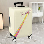 1-Piece Airplane Rainbow Minimalist Colorful Travel Adventure Luggage  Suitcase Luggage Cover, Stretch Protective Sleeve