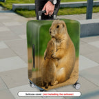 1-Piece Prairie Dog Animal Hug Cute Wildlife Nature Love  Suitcase Luggage Cover, Stretch Protective Sleeve