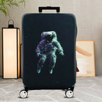 1-Piece Space Astronaut Galaxy Cosmic Universe Star  Suitcase Luggage Cover, Stretch Protective Sleeve