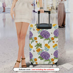 1-Piece Floral Colorful Nature Vibrant Spring Holiday  Suitcase Luggage Cover, Stretch Protective Sleeve