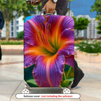 1-Piece Flower Pattern Colorful Artistic Vibrant Nature Beautiful  Suitcase Luggage Cover, Stretch Protective Sleeve