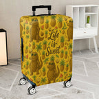 1-Piece Alligator Pineapple Tropical Fun Quote Sunglasses  Suitcase Luggage Cover, Stretch Protective Sleeve