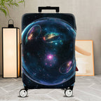 1-Piece Cosmic Galactic Astral Space Nebula  Suitcase Luggage Cover, Stretch Protective Sleeve