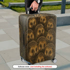 1-Piece Hedgehog Nature Animals Forest Wildlife Cute  Suitcase Luggage Cover, Stretch Protective Sleeve
