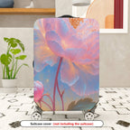 1-Piece Floral Artistic Pastel Dreamy Elegant Luggage  Suitcase Luggage Cover, Stretch Protective Sleeve