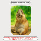 1-Piece Cute Animal Prairie Dog Nature Wildlife Art  Suitcase Luggage Cover, Stretch Protective Sleeve