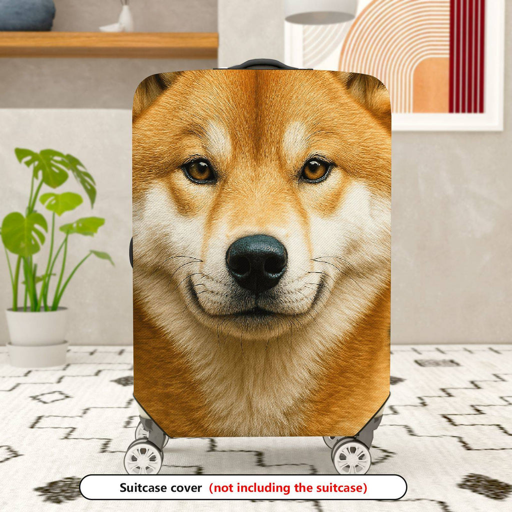 1-Piece Animal Forest Nature Fox Wildlife Scenic  Suitcase Luggage Cover, Stretch Protective Sleeve