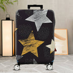 1-Piece Starry Night Celestial Cosmic Galaxy Stellar  Suitcase Luggage Cover, Stretch Protective Sleeve