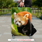 1-Piece Animal Forest Wildlife Nature Travel Red Panda  Suitcase Luggage Cover, Stretch Protective Sleeve