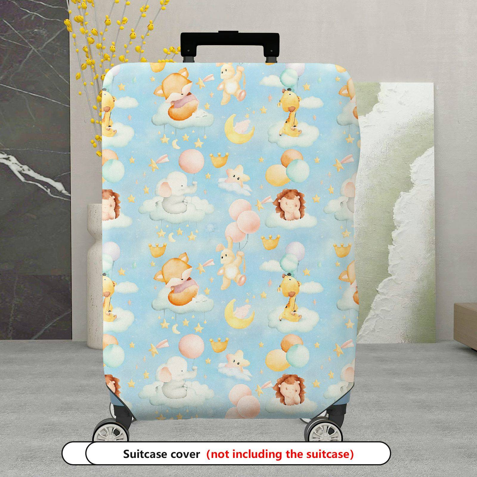 1-Piece Animal Balloon Star Cloud  Suitcase Luggage Cover, Stretch Protective Sleeve