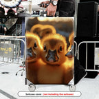 1-Piece Adorable Duckling Animal Cute Warm Yellow  Suitcase Luggage Cover, Stretch Protective Sleeve