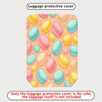 1-Piece Macaron Pastel Cute Colorful Fun Pattern  Suitcase Luggage Cover, Stretch Protective Sleeve