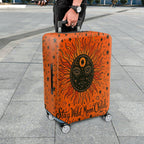 1-Piece Sun Moon Star Cosmic Astral Mystical  Suitcase Luggage Cover, Stretch Protective Sleeve