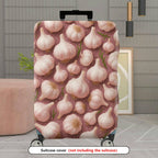 1-Piece Garlic Artistic Cute Unique Stylish Fun  Suitcase Luggage Cover, Stretch Protective Sleeve