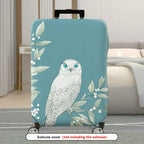 1-Piece Nature Floral Bird Animal Owl  Suitcase Luggage Cover, Stretch Protective Sleeve