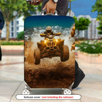 1-Piece Adventure Motorsport Racing Off-road Extreme Action  Suitcase Luggage Cover, Stretch Protective Sleeve