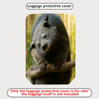 1-Piece Cute Animal Nature Wildlife Fun Decorative  Suitcase Luggage Cover, Stretch Protective Sleeve