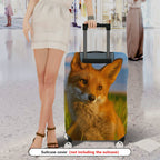 1-Piece Animal Nature Sunset Fox Wildlife  Suitcase Luggage Cover, Stretch Protective Sleeve