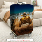 1-Piece Adventure Motorsport Racing Off-road Extreme Action  Suitcase Luggage Cover, Stretch Protective Sleeve
