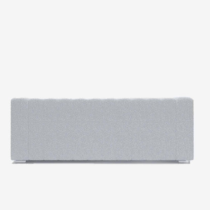 Canapé blanc tissu bouclette Garance