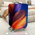 1-Piece Abstract Colorful Vibrant Floral Artistic Luggage  Suitcase Luggage Cover, Stretch Protective Sleeve