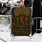 1-Piece Celestial Bohemian Universe Mystic Cosmic  Suitcase Luggage Cover, Stretch Protective Sleeve
