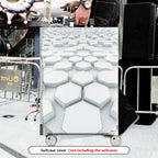 1-Piece Geometric Modern Abstract Monochrome Minimalist  Suitcase Luggage Cover, Stretch Protective Sleeve