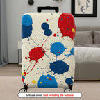 1-Piece Abstract Splatter Colorful Paint Art Pattern  Suitcase Luggage Cover, Stretch Protective Sleeve