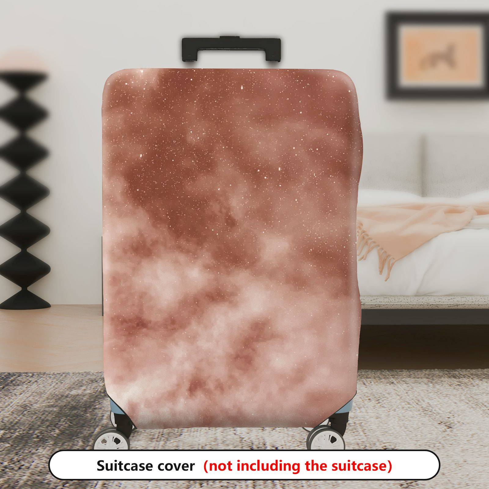 1-Piece Cosmic Space Galaxy Nebula Star Dust  Suitcase Luggage Cover, Stretch Protective Sleeve