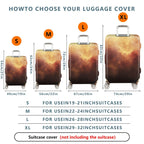1-Piece Galaxy Nebula Cosmic Starry Universe Astral  Suitcase Luggage Cover, Stretch Protective Sleeve