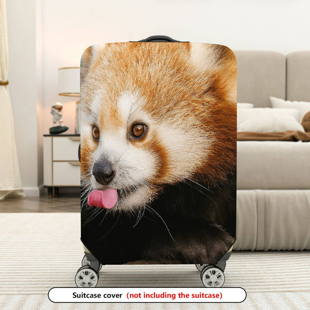 1-Piece Red Panda Cute Animal Wildlife Nature Fun  Suitcase Luggage Cover, Stretch Protective Sleeve
