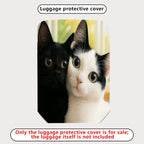 1-Piece Cute Cat Lovers  Animal Fun Decorative  Suitcase Luggage Cover, Stretch Protective Sleeve
