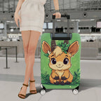 1-Piece Cute  Animal Goat Green Nature Playful Pattern  Suitcase Luggage Cover, Stretch Protective Sleeve