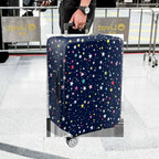 1-Piece Starry Night Colorful Galaxy Cosmic Space Astral  Suitcase Luggage Cover, Stretch Protective Sleeve