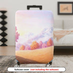 1-Piece Autumn Sunset Nature Landscape Mountain Tree  Suitcase Luggage Cover, Stretch Protective Sleeve