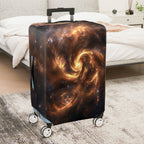 1-Piece Galaxy Nebula Space Swirl Cosmic  Suitcase Luggage Cover, Stretch Protective Sleeve