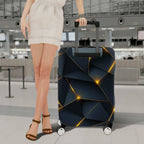 1-Piece Geometric Abstract Modern Artistic Elegant Stylish  Suitcase Luggage Cover, Stretch Protective Sleeve