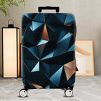 1-Piece Geometric Abstract Modern Stylish Artistic Unique  Suitcase Luggage Cover, Stretch Protective Sleeve