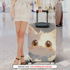 1-Piece Cute Cat Starry Night  Animal Lovely  Suitcase Luggage Cover, Stretch Protective Sleeve