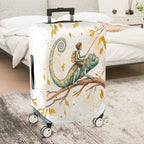1-Piece Adventure Forest Fantasy Whimsical Autumn  Suitcase Luggage Cover, Stretch Protective Sleeve