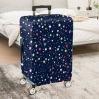 1-Piece Starry Night Colorful Galaxy Cosmic Space Astral  Suitcase Luggage Cover, Stretch Protective Sleeve