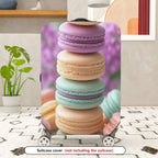 1-Piece Colorful Macaron Floral Pastel Art  Suitcase Luggage Cover, Stretch Protective Sleeve