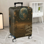 1-Piece Cosmic Space Planet Universe Explore  Suitcase Luggage Cover, Stretch Protective Sleeve