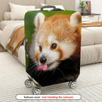 1-Piece Red Panda Cute Animal Wildlife Nature Fun  Suitcase Luggage Cover, Stretch Protective Sleeve