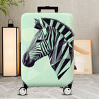 1-Piece Geometric Zebra Animal Pattern  Suitcase Luggage Cover, Stretch Protective Sleeve