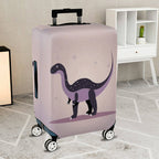 1-Piece Dinosaur Starry Gray Purple Galaxy Magic Cosmic  Suitcase Luggage Cover, Stretch Protective Sleeve