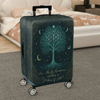 1-Piece Cosmic Tree Moon Star Celestial Abstract  Suitcase Luggage Cover, Stretch Protective Sleeve