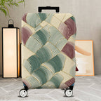 1-Piece Abstract Geometric Colorful Modern Stylish Elegant  Suitcase Luggage Cover, Stretch Protective Sleeve